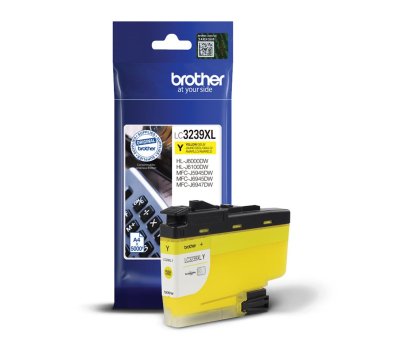 Tusz BROTHER LC3239XLY Yellow 5000str.